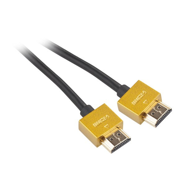 Kábel GoGEN HDMI 1.4, 1,5m, pozlacený, High speed, s ethernetem (GOGHDMI150MM03) fekete