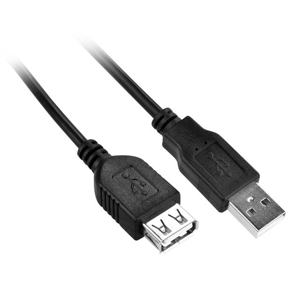 Kábel GoGEN USB, 1,5m, prodlužovací (GOGUSBAA150FM01) fekete