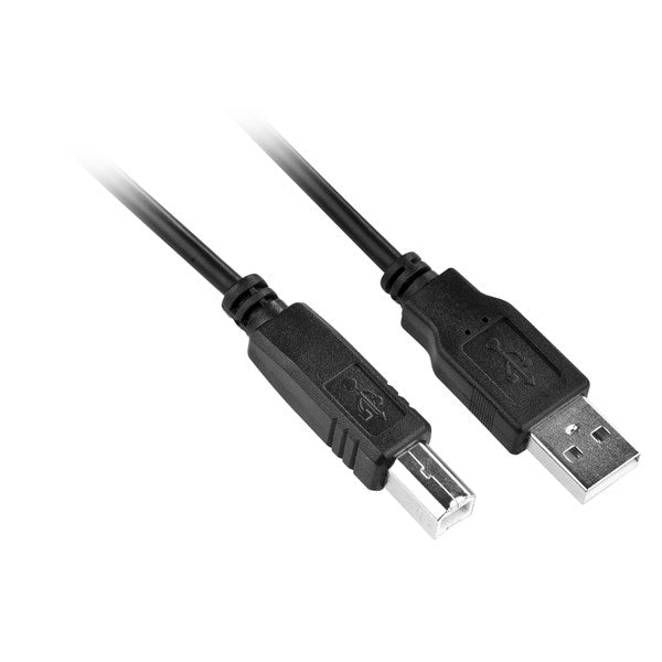 Kábel GoGEN USB / USB-B, 1,5m (GOGUSBAB150MM01) fekete