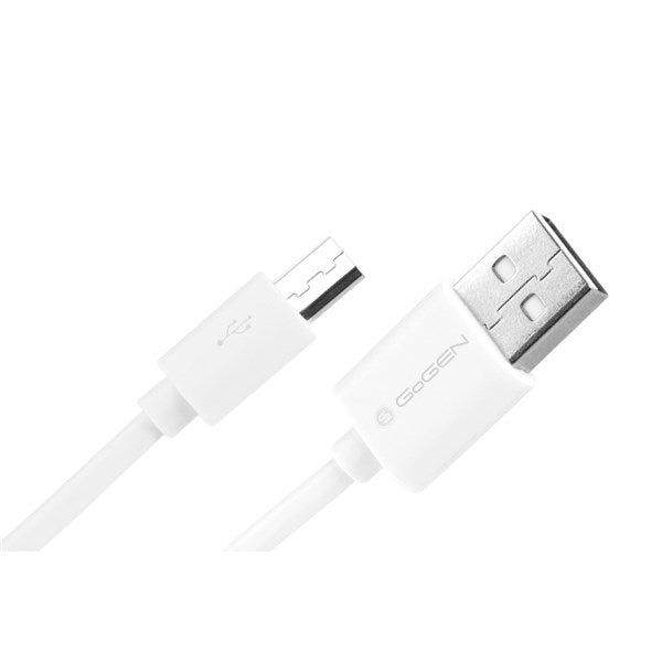 Kábel GoGEN USB/micro USB, 0,9m (MICUSB 100 MM11) fehér