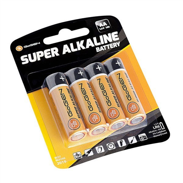 Alkáli akkumulátor GoGEN SUPER ALKALINE AA, LR06, blistr 4ks (GOGR06ALKALINE4)