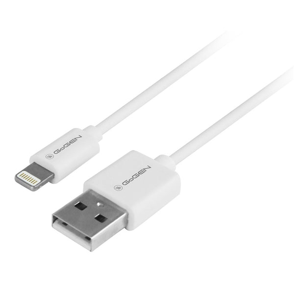 Kábel GoGEN USB / lightning, 2m (LIGHTN200MM01) fehér