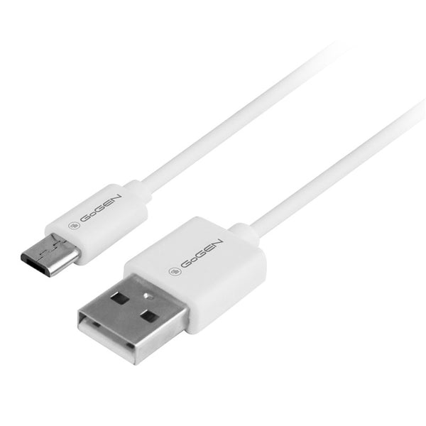 Kábel GoGEN USB / micro USB, 0,5m (MICUSB050MM11) fehér