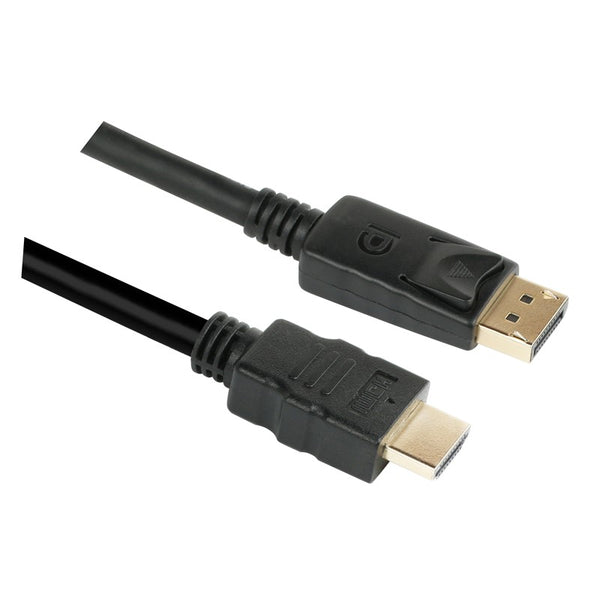 Kábel GoGEN DisplayPort / HDMI, 2m, pozlacený (DPHDMI200MM01) fekete