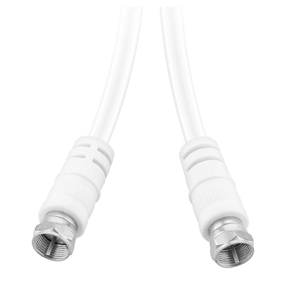 Satelitní kabel GoGEN 1,5m, F konektory (FCOAX150MM01) fehér