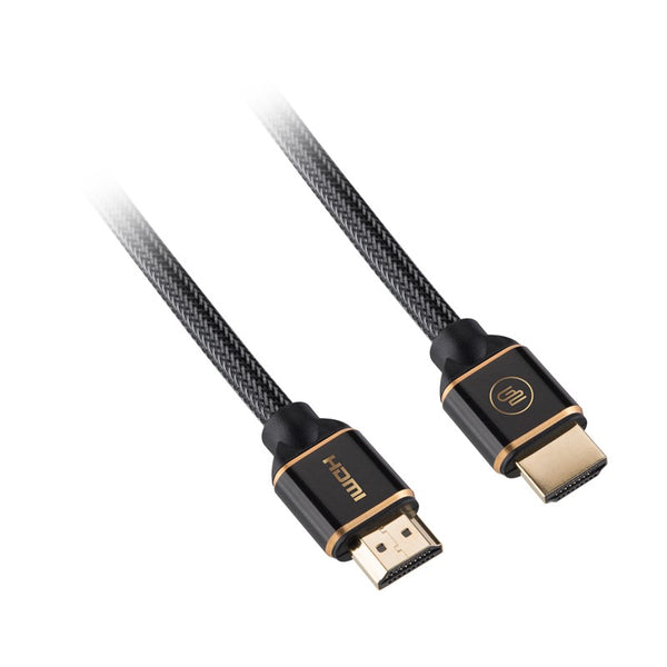 Kábel GoGEN HDMI 2.0, 3m, pozlacený, opletený, High speed, s ethernetem (HDMI300MM07) fekete
