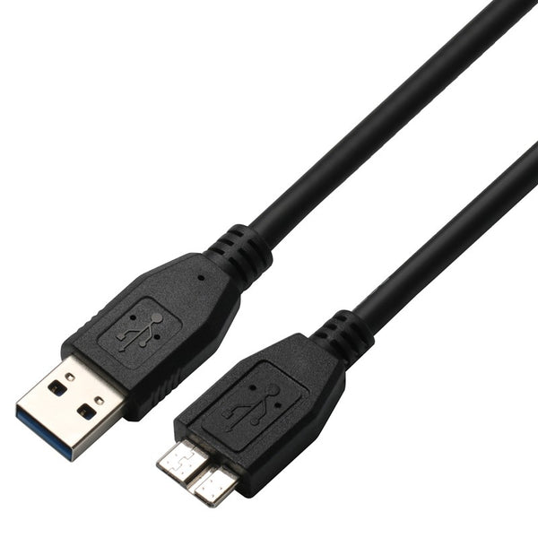 Kábel GoGEN USB A/micro USB B 3.0, 0,5m (MICUSB050MM14) fekete
