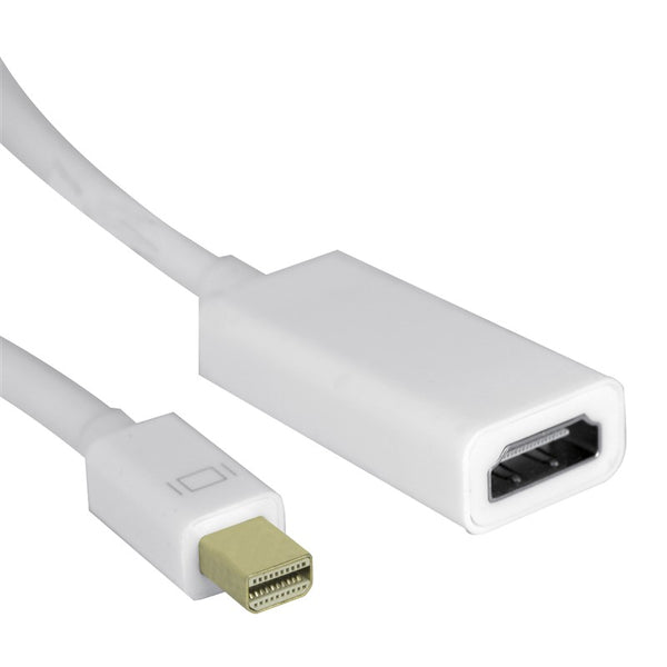 Redukce GoGEN mini DisplayPort/HDMI, 0,2m (MDPIHDMIMF01) fehér