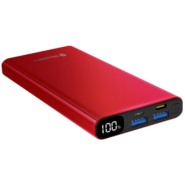 Power Bank GoGEN PB100008 10000 mAh, USB-C PD 20W (PB100008R) piros