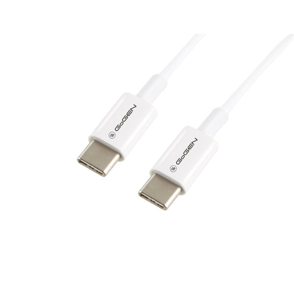 Kábel GoGEN USB-C / USB-C, 1m (USBCC100MM03) fehér