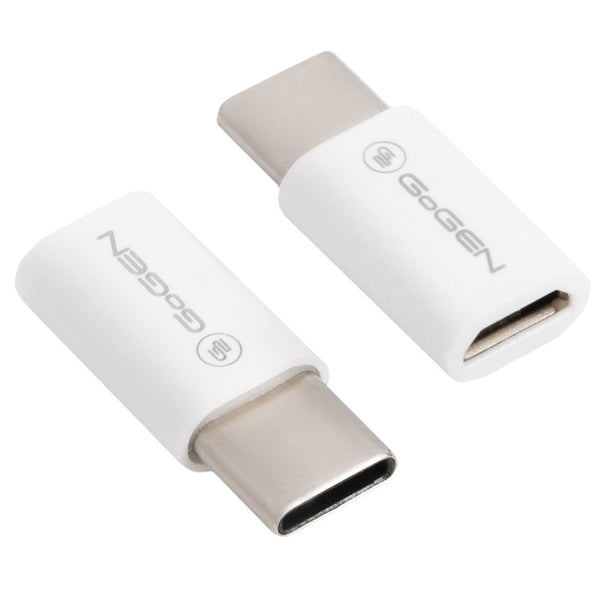 Redukce GoGEN USB-C (M) / micro USB (F) (USBCMICMF01) fehér