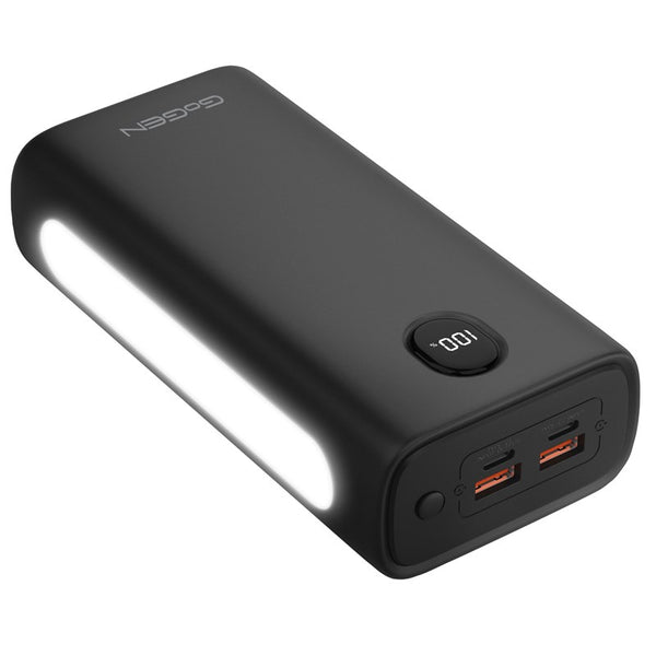 Power Bank GoGEN 30000mAh, PB300003B, PD20W (PB300003B) fekete