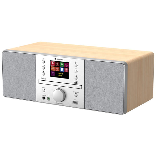 Mikrohifi GoGEN IR 267 BTDAB ezüst/barna