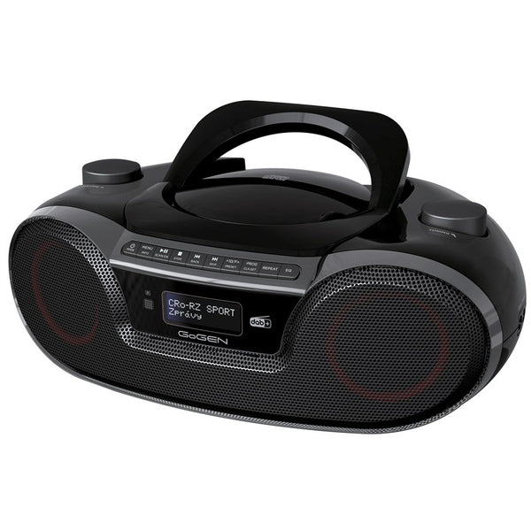 Radiopřijímač DAB+/CD GoGEN CDM 490 BTDABS fekete/ezüst